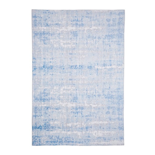 Šedo-modrý koberec Floorita Abstract, 80 x 150 cm