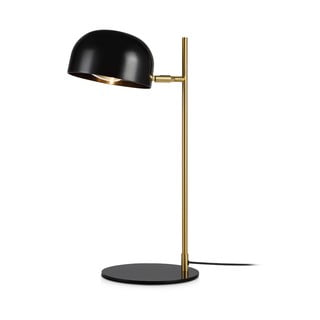 Černá stolní lampa se stojanem v měděné barvě Markslöjd Pose