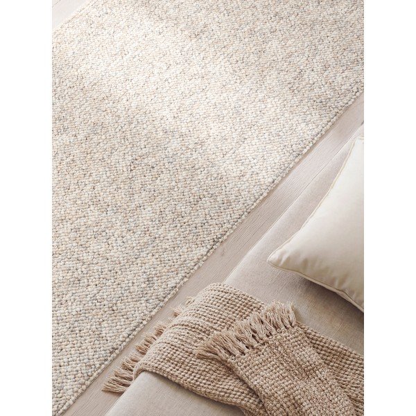 Šedokrémový pratelný běhoun 80x240 cm Rocco Dark Cream – Elle Decoration-image-3