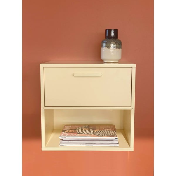 Světle žlutý nástěnný noční stolek Keep by Hammel-image-1