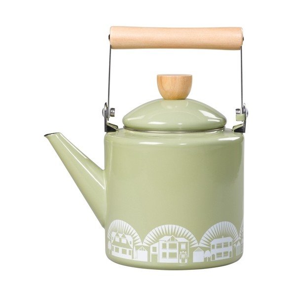 Zelená smaltovaná konvička Mini Moderns-image-2