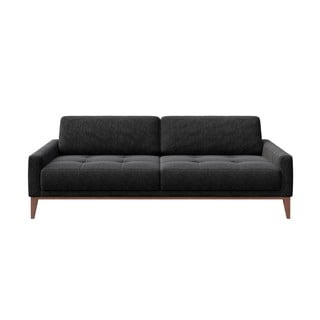 Antracitově šedá pohovka MESONICA Musso Tufted, 210 cm