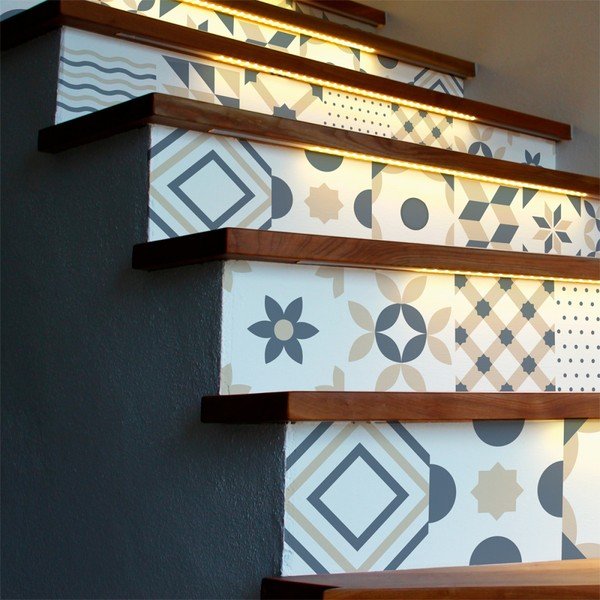 Sada 2 samolepek na schody Ambiance Stickers Stair Design, 15 x 105 cm-image-1