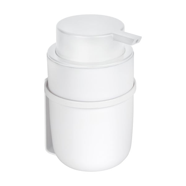Bílý samodržící plastový dávkovač mýdla 0.25 l Carpino - Wenko