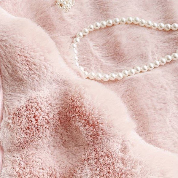 Růžový pratelný kulatý koberec ø 150 cm Bubble Pink – Mila Home-image-3
