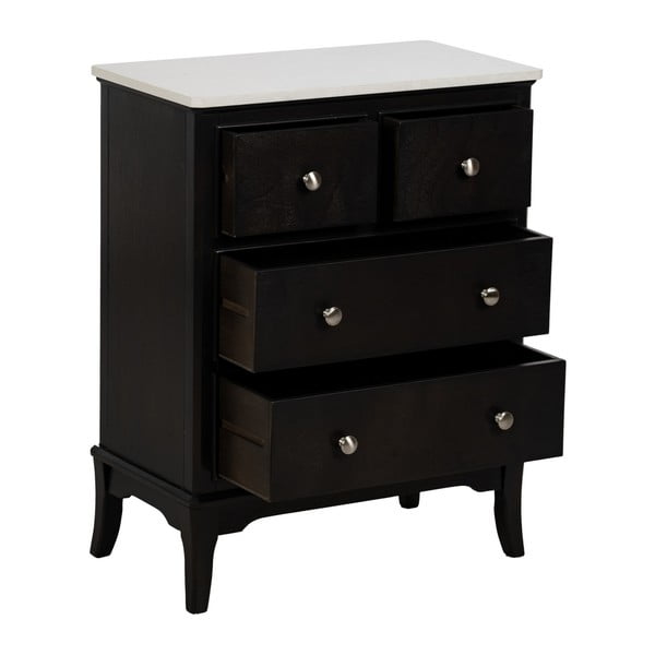 Černá komoda 60x75,5x33 cm Mods – Ixia-image-2