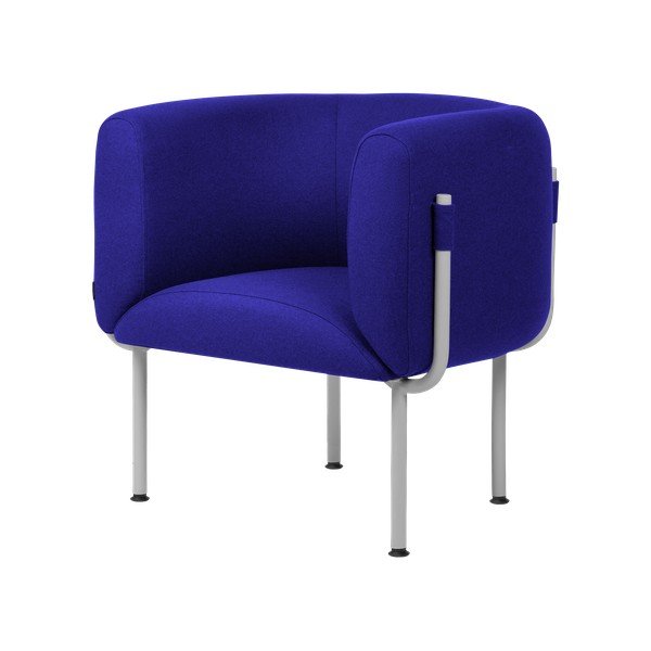 Modré křeslo Ubi – noo.ma