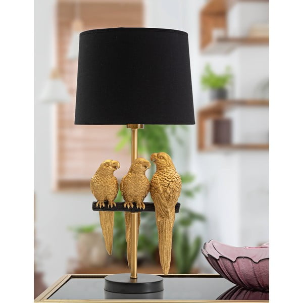Černá stolní lampa Mauro Ferretti Parrots-image-1
