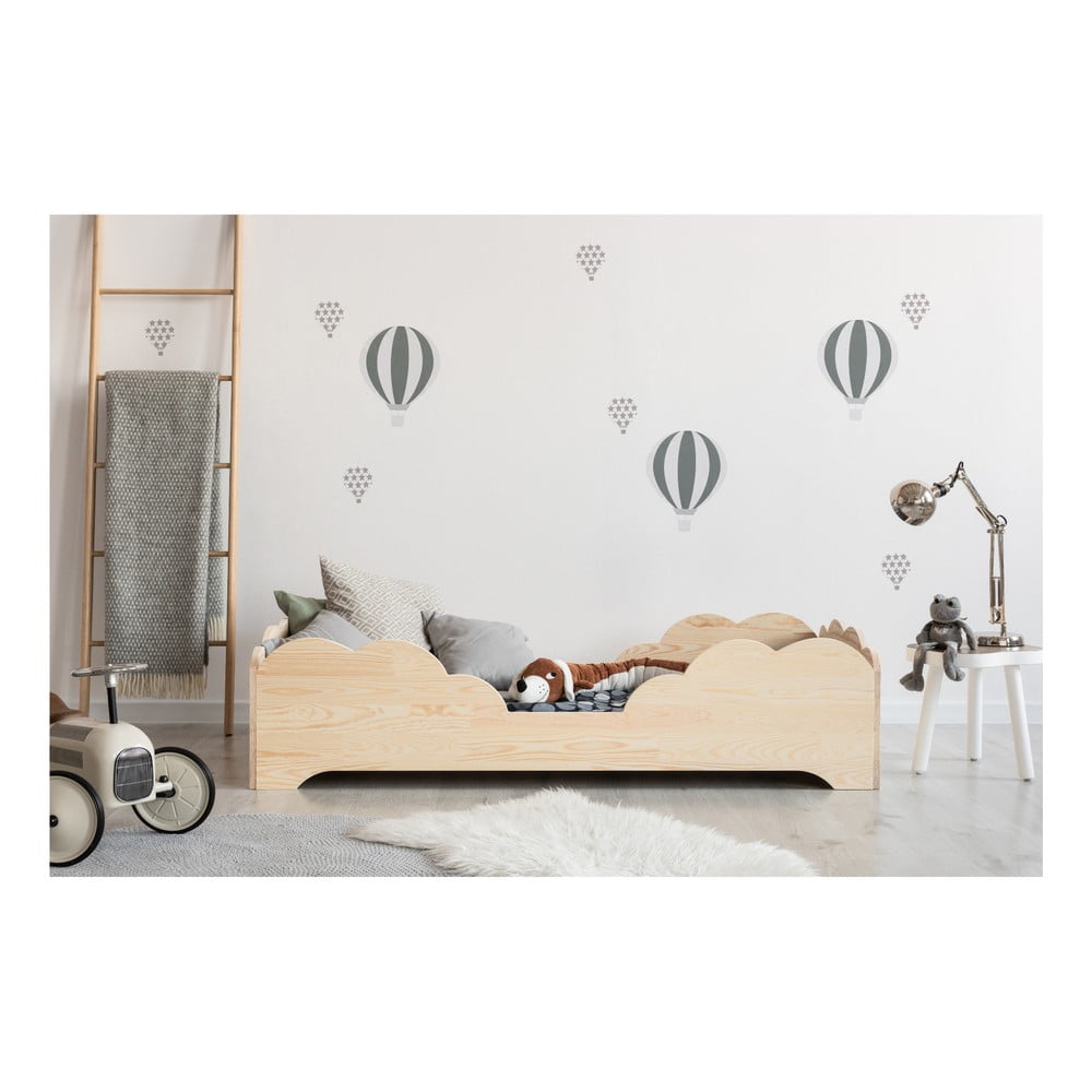 Dětská postel z borovicového dřeva Adeko BOX 10, 80 x 180 cm