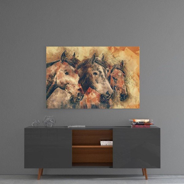 Skleněný obraz Insigne Horses-image-1