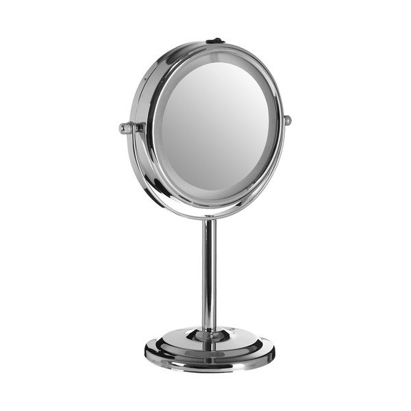 Kosmetické zrcadlo s osvětlením/zvětšovací (zvětšení 2x) ø 15 cm Cassini – Premier Housewares-image-1