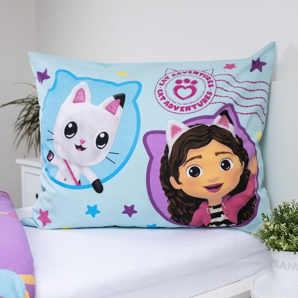 Bavlněné dětské povlečení na jednolůžko 140x200 cm Gabby's Dollhouse "Balloon"  – Jerry Fabrics-image-3