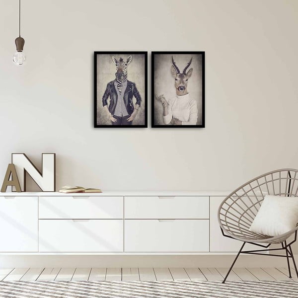 Dvoudílný obraz Home Ribs and Deer, 72 x 50 cm-image-1