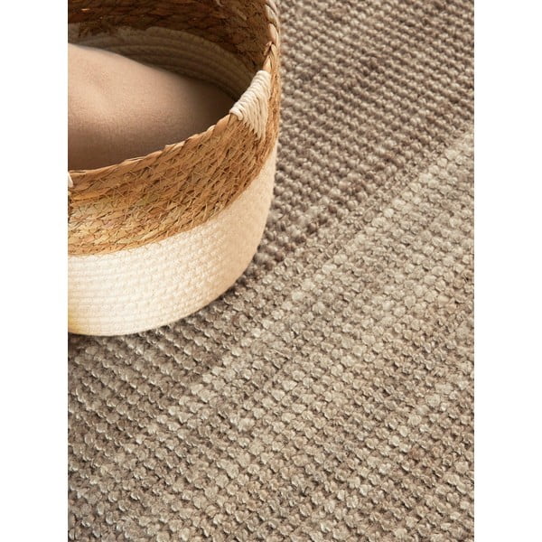 Jutový kulatý koberec taupe ø 160 cm Bouclé Jaipur – Hanse Home-image-3
