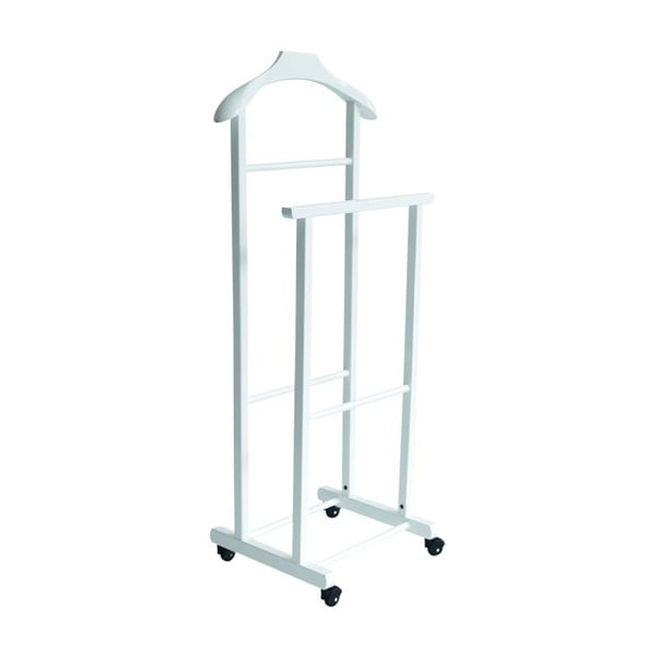 Bílý němý sluha z bukového dřeva Valdomo Doppio