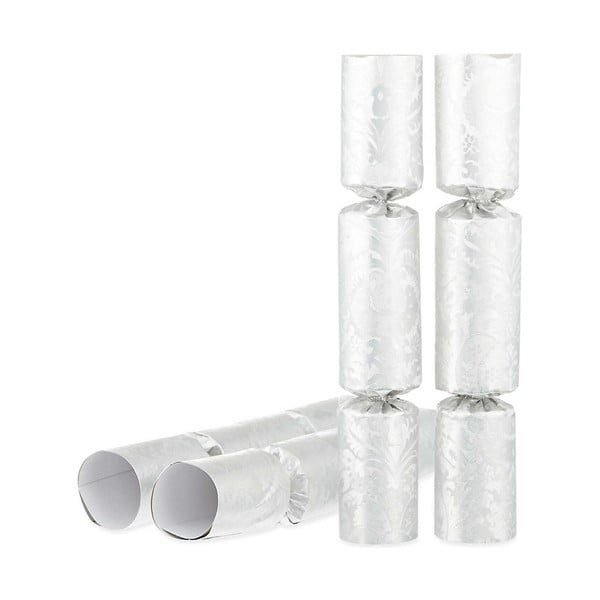 Vánoční crackery v sadě 8 ks Decadence Silver - Robin Reed-image-1