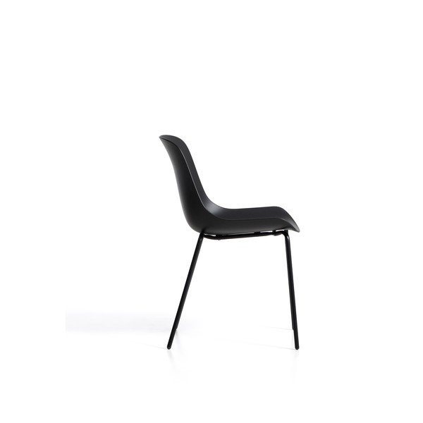 Černá plastová zahradní židle Altea – Kave Home-image-4