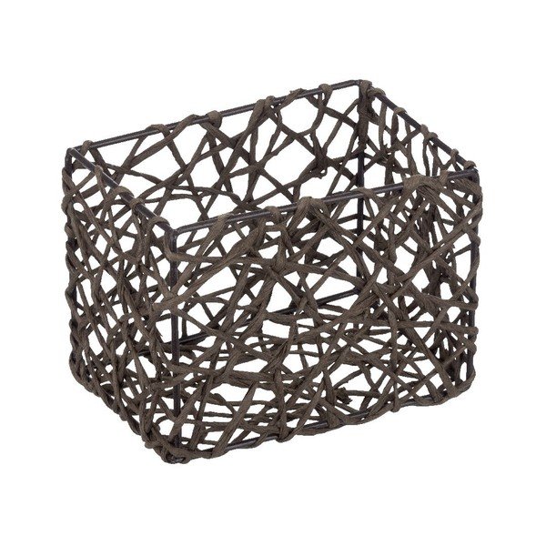 Hnědý koupelnový košík Wenko Curly-image-1