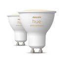 LED smart žárovky v sadě 2 ks GU10, 4 W White ambiance – Philips Hue