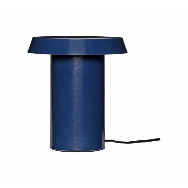 Modrá kovová stolní lampa Keen - Hübsch