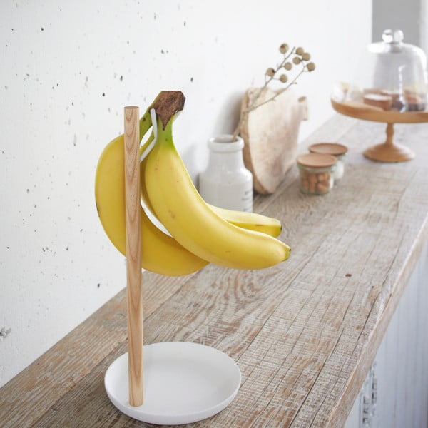 Stojánek na banány s detailem z bukového dřeva YAMAZAKI Tosca-image-1