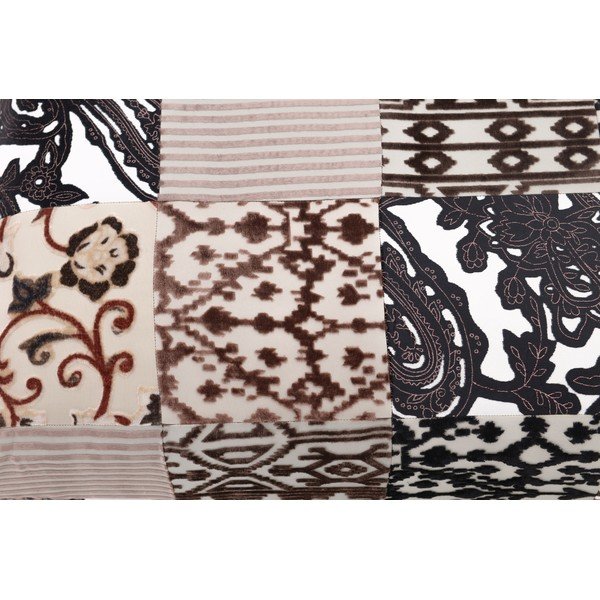 Taburetka Patchwork Brown/Beige-image-1