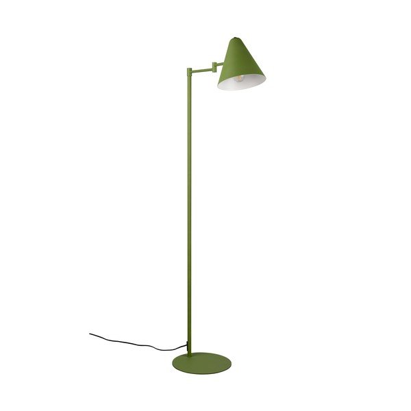 Zelená stojací lampa s ohybatelnou konstrukcí (výška 126,5 cm) Cosima – Trio