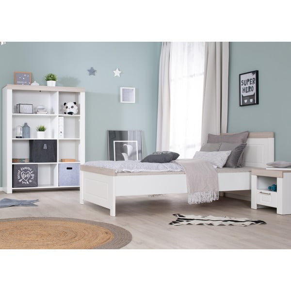 Bílá dětská postel 90x200 cm Felicia – Roba-image-1