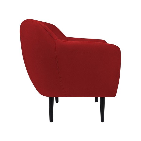 Červená sametové křeslo Mazzini Sofas Toscane-image-3