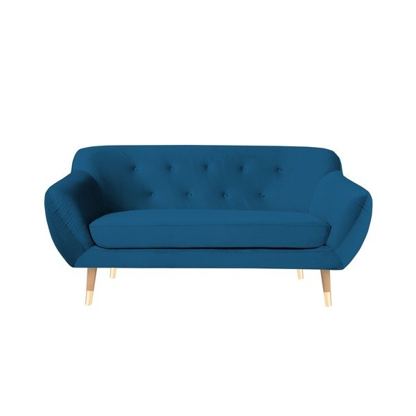 Modrá dvoumístná pohovka Mazzini Sofas Amelie
