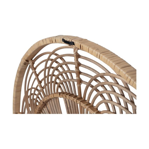 Nástěnné zrcadlo s bambusovým rámem ø 76 cm Obi – WOOOD-image-4