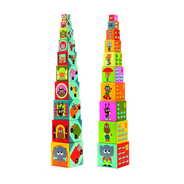 Krabičková věž Djeco Dopravní prostředky-image-1