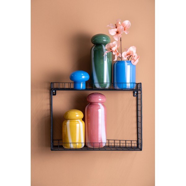 Černá patrová ocelová police 40 cm Reja – PT LIVING-image-3