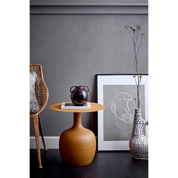 Kovový kulatý odkládací stolek ø 46 cm Ayah – Bloomingville-image-1