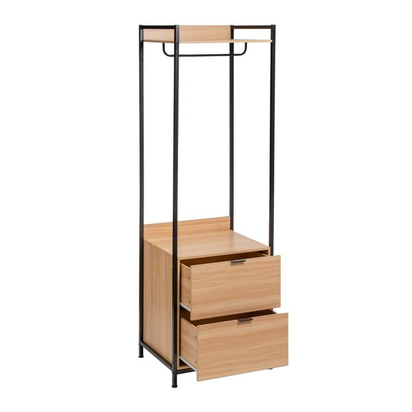 Otevřená šatní skříň v přírodní barvě 60x190x48 cm Armarios – Casa Selección-image-2