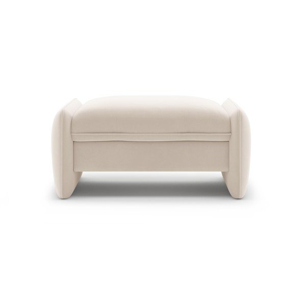 Krémová sametová podnožka Georgia – Micadoni -image-1