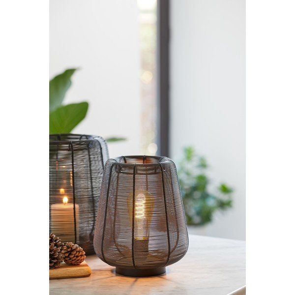 Černá stolní lampa (výška 26 cm) Adeta – Light & Living-image-1