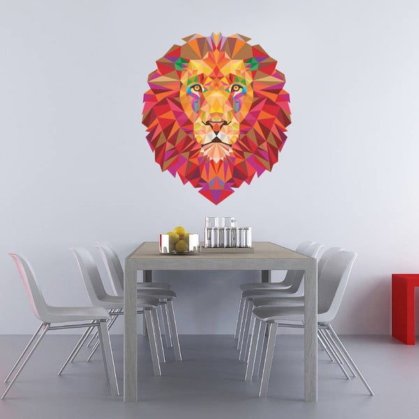 Samolepka na stěnu Lion, 120x90 cm