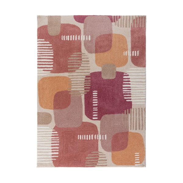 Šedo-růžový koberec Flair Rugs Pop, 120 x 170 cm