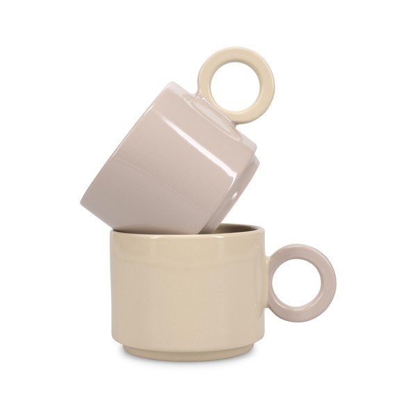 Šedý kameninový hrnek 280 ml Lou – ONA-image-2