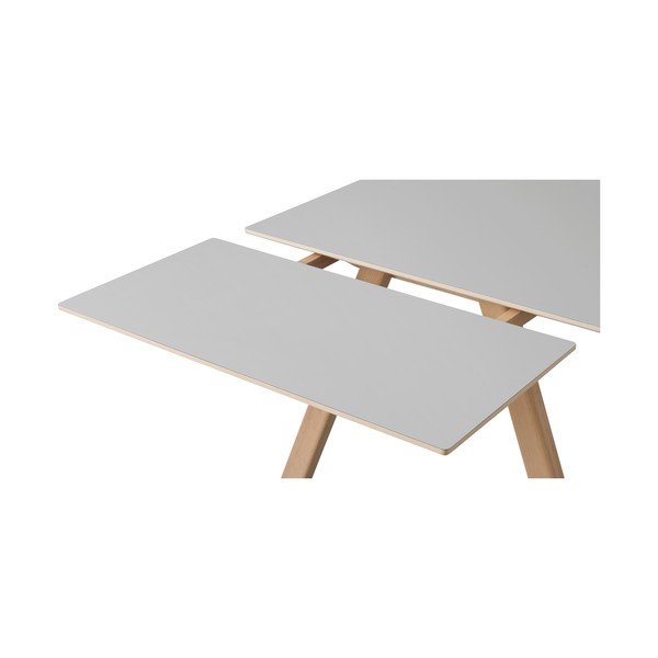 Šedá deska k rozšíření stolu Unique Furniture Bilbao, 45 x 90 cm-image-1