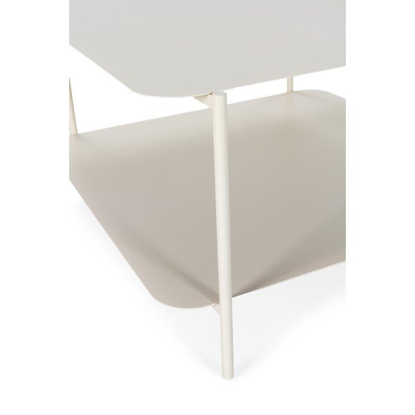 Krémový kovový konferenční stolek 70x73 cm Beatrix – MOME-image-3