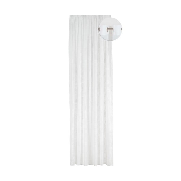 Bílá záclona 140x260 cm Lisandra – Mendola Fabrics