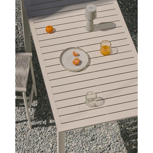 Hliníkový zahradní jídelní stůl 77x150 cm Culip – Kave Home-image-2