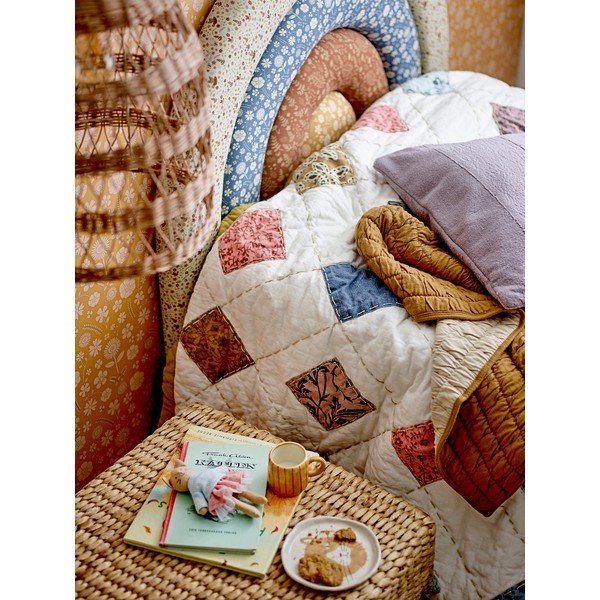 Hnědá bavlněná dětská deka 80x100 cm Baille – Bloomingville Mini-image-4