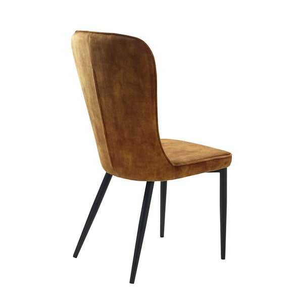 Žlutá jídelní židle Unique Furniture Hudson-image-4