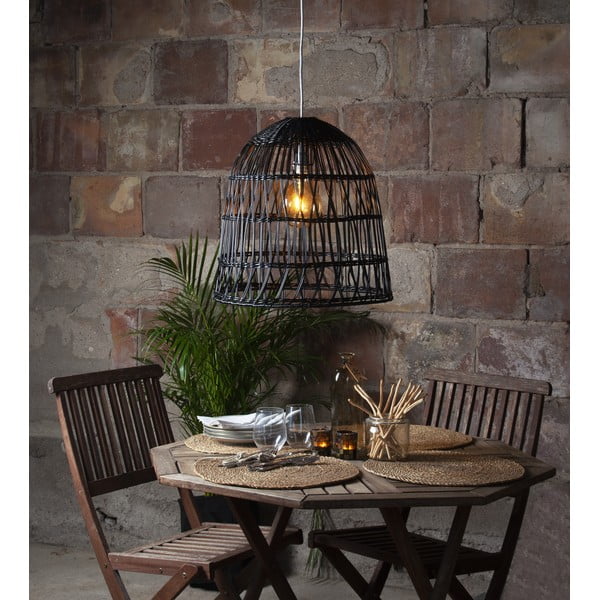 Černé stínidlo ø 48 cm Knute – Star Trading-image-1