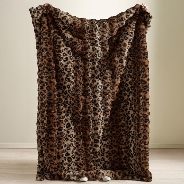 Hnědá deka 130x170 cm Animal Print – Catherine Lansfield-image-2