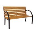Dřevěná zahradní lavice s ocelovou konstrukcí Garden Pleasure Bellevue
