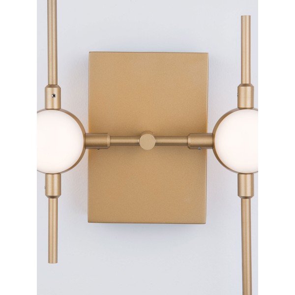 Kovové LED nástěnné svítidlo ve zlaté barvě Atomo – Nova Luce-image-4
